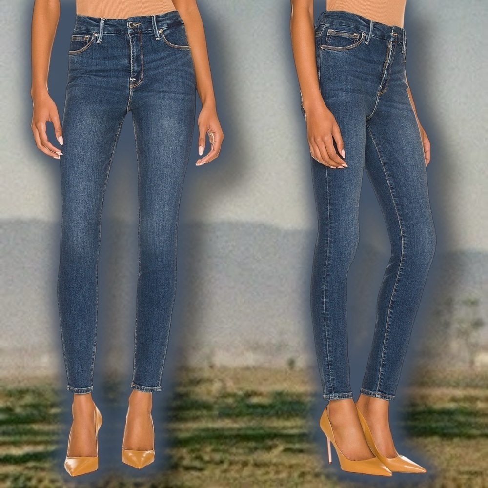 Good American ‘Good Legs’ GL873T Skinny Jeans in “Blue004” Size 2 / 26